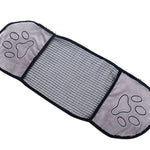 Absorbent chenille pet bath towel