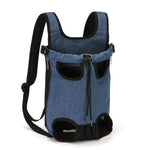 Black soft pet chest carrier for small pets